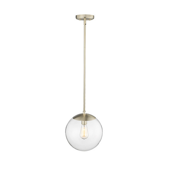 Avell One Light Pendant, Modern Gold, 1-Light, E26 Medium Base, 120V, 60W