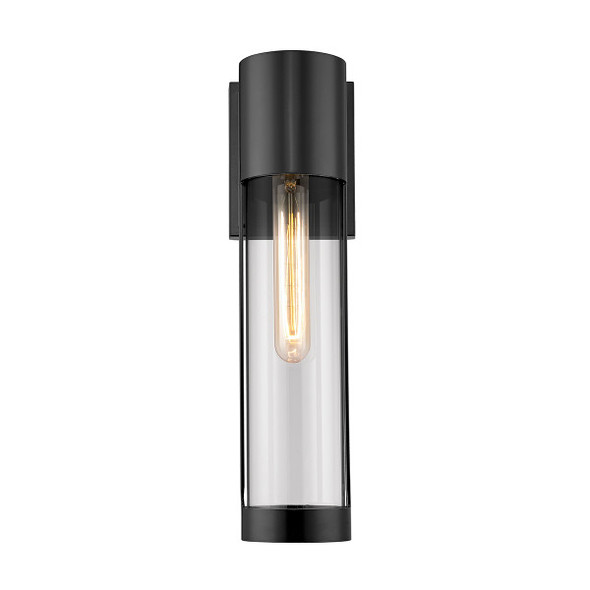 Hester One Light Outdoor Wall Lantern, Powder Coated Black, 1-Light, Medium E26 Base, 120V, 60W