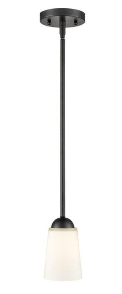 Ivey Lake One Light Mini-Pendant, Matte Black, 1-Light, Medium E26 Base, 100W, 120V