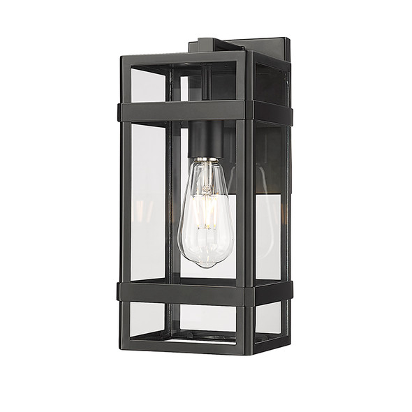 Payton One Light Outdoor Wall Mount, 1-Light, Powder Coated Black, Medium E26 Base, 120V, Wet Location