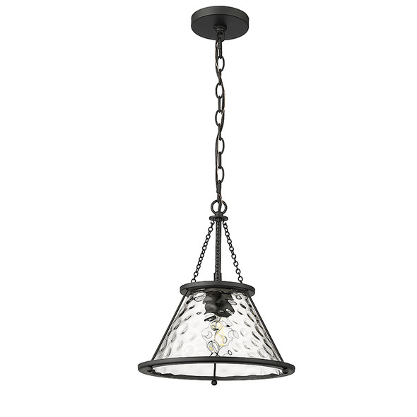 Javis One Light Pendant, Polished Nickel, 1-Light, Medium (E26) Base, 120V, 60W