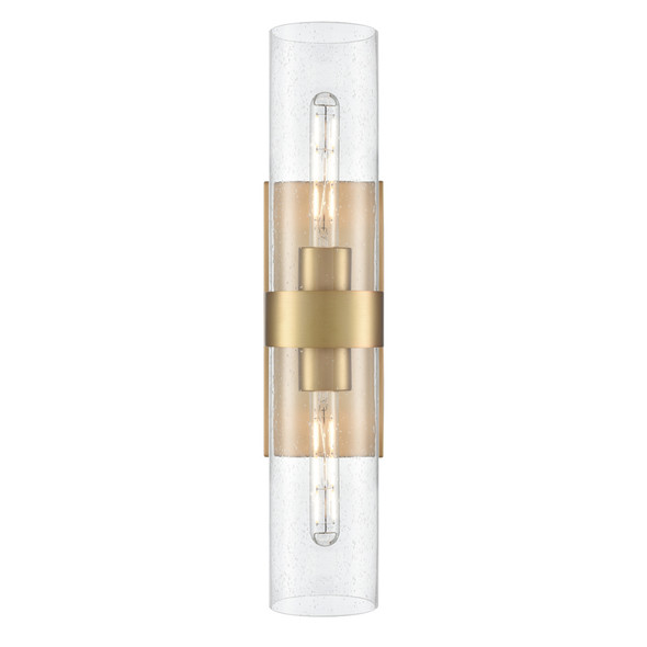 Jamison Two Light Sconce, Vintage Brass, 2-Light, Medium (E26), 120V