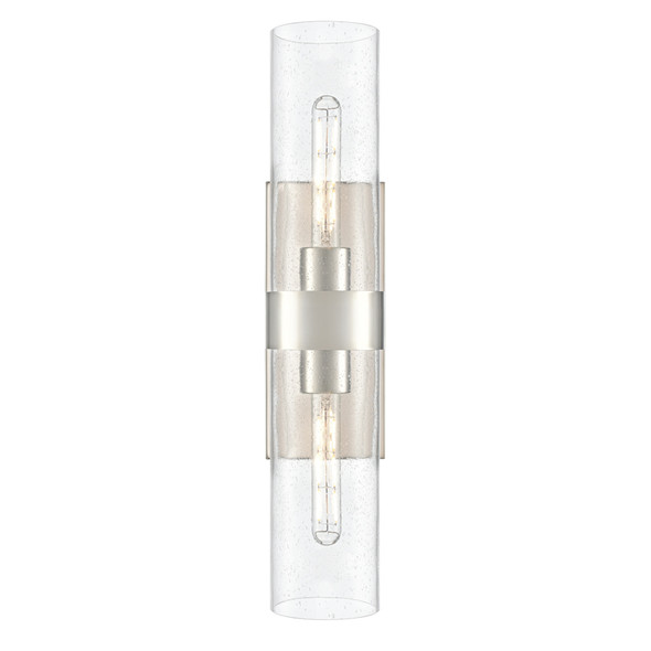 Jamison Two Light Sconce, Polished Nickel, 2-Light, Medium (E26), 120V