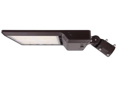 MaxLite Slim AE Area Fixture, 150W, 120-277V, Type III, 3000K|4000K|5000K Selectable, Bronze, 2-3/8" OD Adjustable Slipfitter, 7-Pin Twist Lock Receptacle