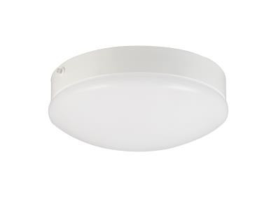 MaxLite Puff Flush Mount, Medium, Puff Style, White, 120-277V, 20W, 90 CRI, 2700K/3000K/3500K/4000K/5000K CCT Selectable
