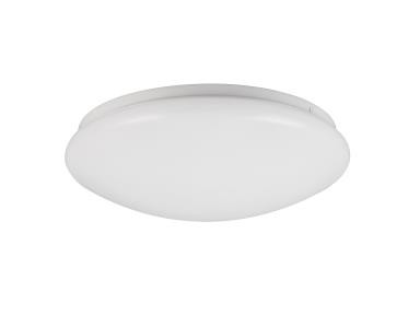 MaxLite Puff Flush Mount, Medium, Puff Style, White, 120V, 20W, 90 CRI, 2700K/3000K/3500K/4000K/5000K CCT Selectable
