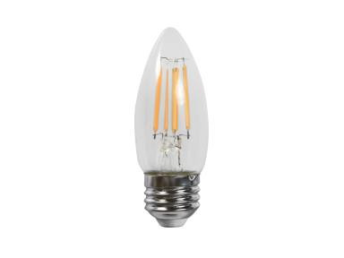 MaxLite B10/BA10 LED Filament Lamp, Enclosed Clear Filament, 4.5W, BA10 Shape, Dimmable, 3000K, 90 CRI, JA8