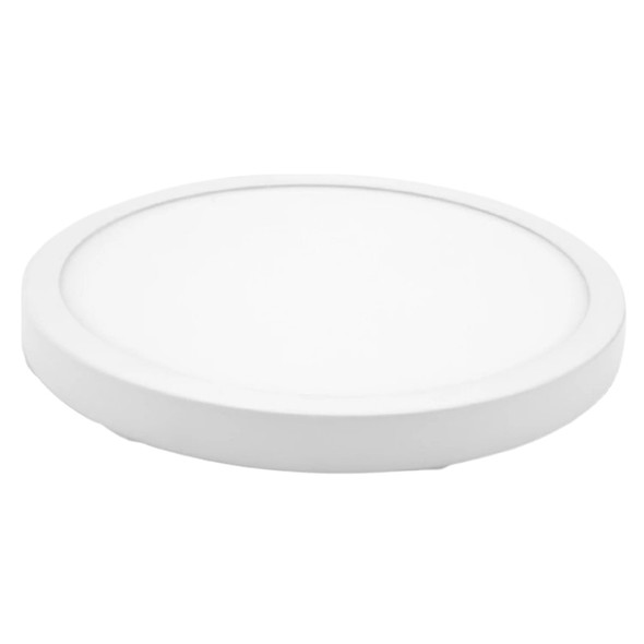 9" LED Flush Mount Ceiling Light, 18W, 120V, 1260lm, 5CCT Selectable 2700K/3000K/3500K/4000K/5000K, 90 CRI, Triac Dimmable, White