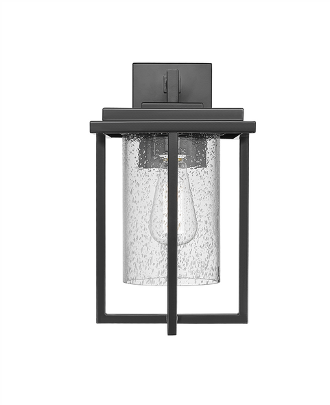 Adair One Light Outdoor Wall Sconce, Powder Coated Black, 1-Light, Medium (E26), 120V
