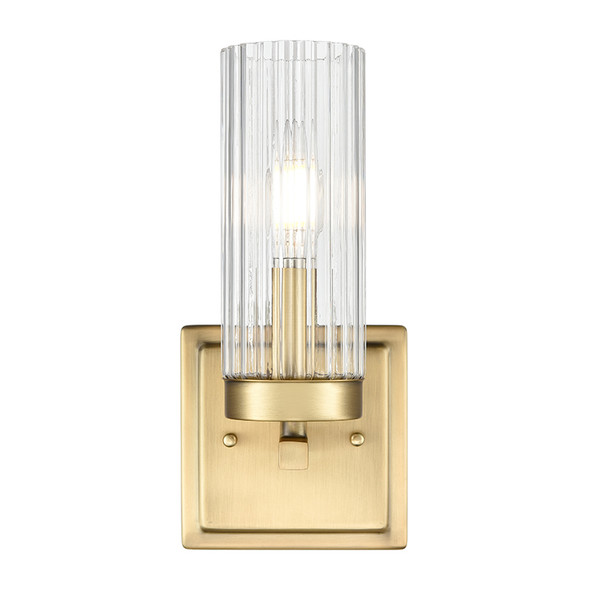 Millennium Lighting Iversen One Light Sconce, Vintage Brass, 1-Light, E12 Candelabra Base, 60W, 120V