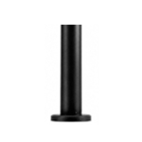 Bollard Pole, 36", Black Finish, with Anchor Bolts and Mounting Bracket