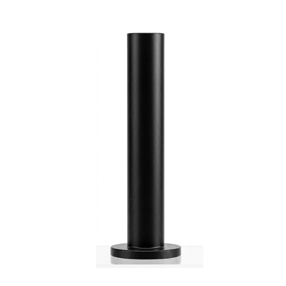 Bollard Pole, 42", Anchor Bolts Included, Mounting Bracket Included, Black Finish