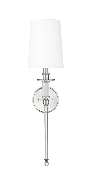 Millennium Lighting 46981 One Light Sconce, Brushed Nickel, 1-Light, 60W, 120V