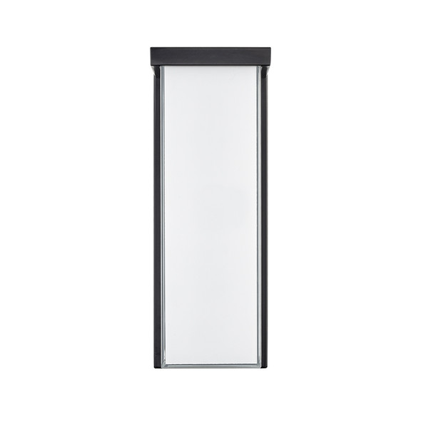 LED One Light Outdoor Sconce, 650 lumens, 14W, 3000K, ETL Listed, Wet Location, Powder Coated Black
