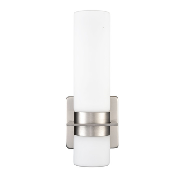 Millennium 79101 LED Light Sconce, Brushed Nickel, 14W, 1000 Lumens, 3000K|4000K|5000K
