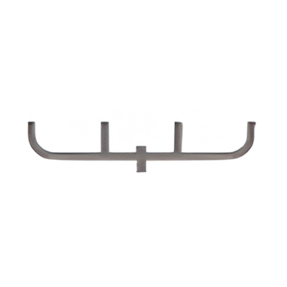 Euri Lighting Four Horizontal Tenon Adapter, 180°, 4 Tenon, 2-3/8" O.D. Pole, Steel