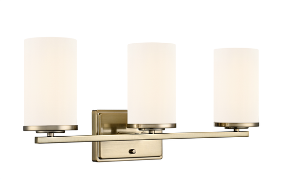 Verlana Three Light Vanity, Modern Gold, 3-Light, Medium (E26) Base, 120V, 180W Total