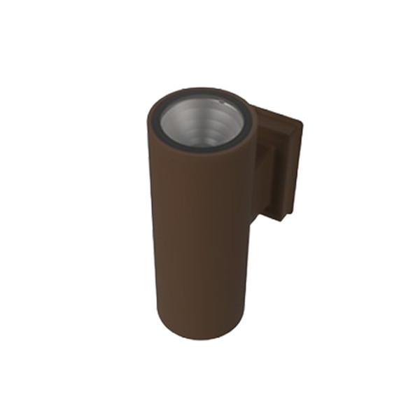 Green Creative EXCYL Wall Mount Cylinder, 3", Wall Mount Direct, Small Light Engine, 80+ CRI, Selectable 3000K/3500K/4000K, 0-10V Dimming, Clear Reflector