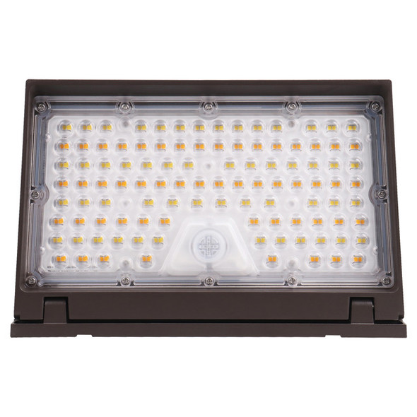 ESL Vision Full Cutoff Wall Pack, 80W/100W/120W, 3000K/4000K/5000K, Bronze, Emergency Battery Backup