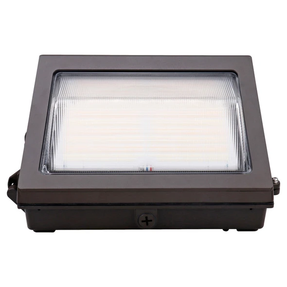 ESL Vision Wall Pack, 80W|100W|120W, 3000K|4000K|5000K, Bronze, 7th Generation, Emergency Battery Backup