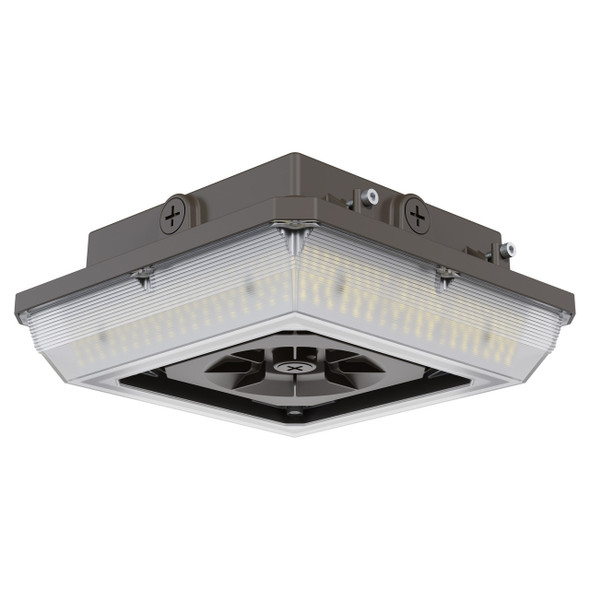 ESL Square Canopy, 30W-45W-60W, 3000K-4000K-5000K, Bronze