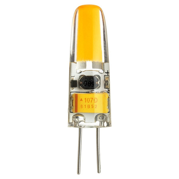 Sunlite G4 LED Bi-Pin Lamp, 1.5W, 12V, 3000K, Clear Finish, Dimmable