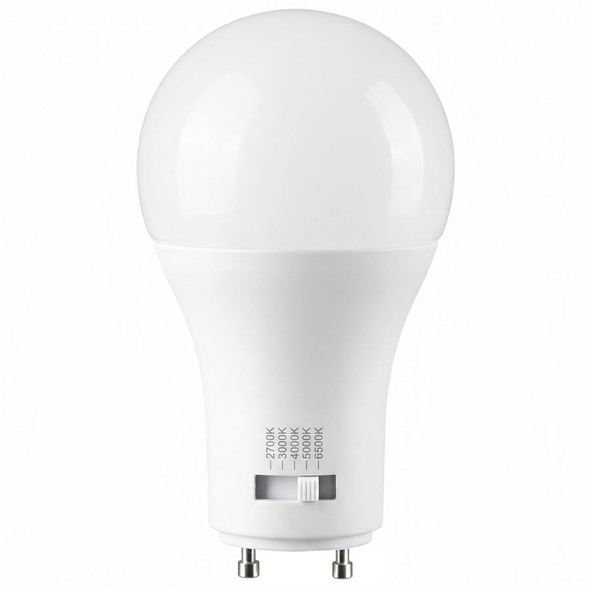Sunlite A19 LED Lamp, GU24 Twist & Lock Base, 11W, 120V, 2700K|3000K|4000K|5000K|6500K, 90 CRI, Dimmable, White Finish