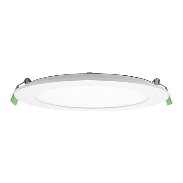 ESL Vision LED Slim Downlight, Wafer Series, 6", 12W, 5CCT 2700K/3000K/3500K/4000K/5000K, White Finish, 120V