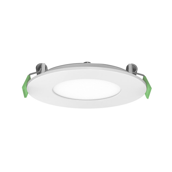 ESL Vision LED Slim Downlight, Wafer Series, Round 3", 6W, 5CCT Selectable 2700K/3000K/3500K/4000K/5000K, White Finish, 120V