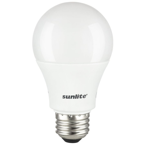 Sunlite LED A19 Light Bulb, 15W, 1500 Lumens, E26 Medium Base, 5000K, Non-Dimming, 120V, 3-Pack