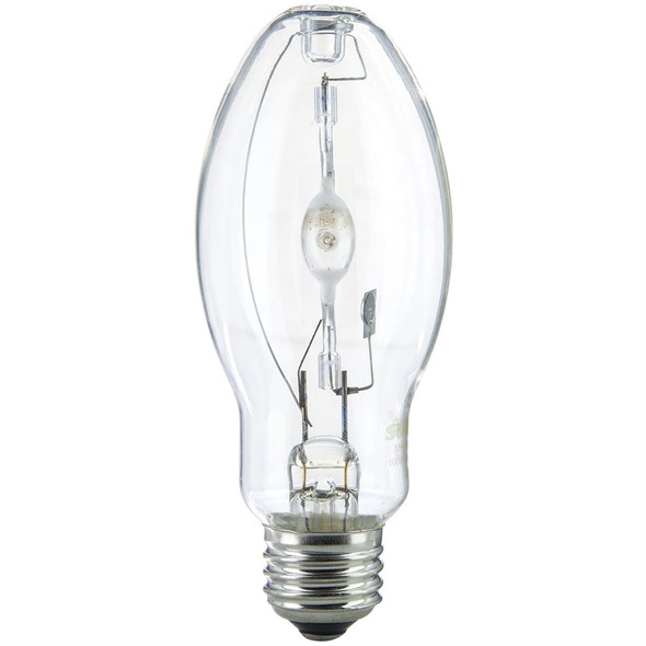 Sunlite MH100/U/MED Metal Halide Lamp, 100W, 4000K, 9000 Lumens, ED17, Medium Base (E26), Pulse Start, ANSI M90, Clear
