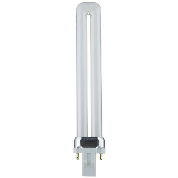 Sunlite PL 2-Pin Single U-Shaped Twin Tube CFL Lamp, 13W, 120V, 2700K, CRI 80, GX23 Base, 720 Lumens, 10-Pack