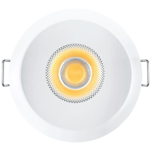 Lotus Tangra 3" Fixed Round Deep Invisible Flangeless Recessed Light, Oil Rubbed Bronze Trim, Lens Black, CRI98