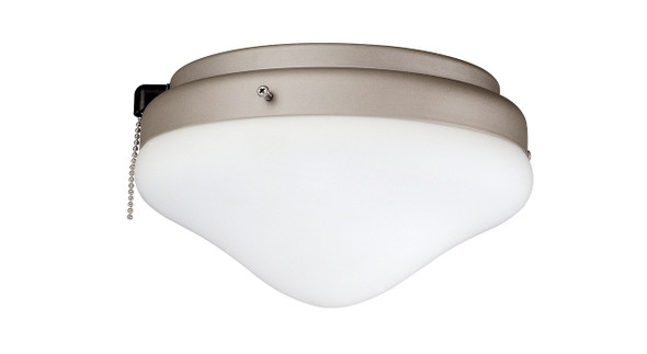 Ceiling Fan Light Kit, Matte Black, E26 Socket Base, A19 LED Lamps Included