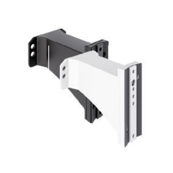 Portor Industry Straight Arm Mount, Square Pole, White