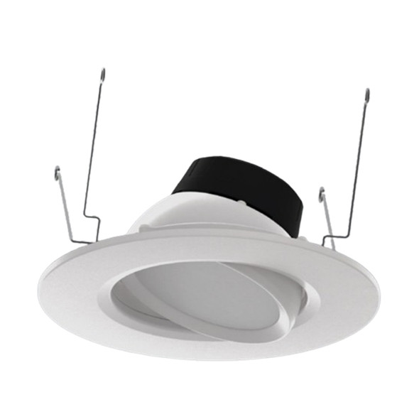 Portor PT-DLR-G-2 Series Retrofit Gimbal Downlight, 6", 11W, 5CCT, Generation 2