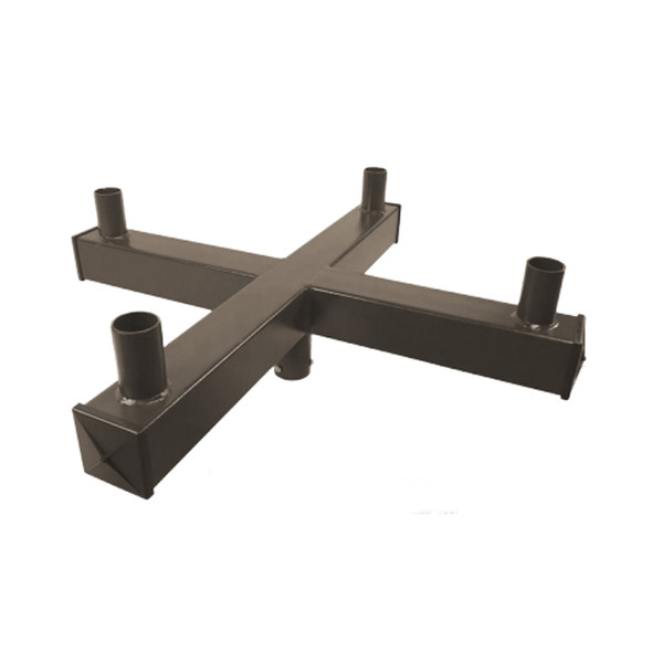 Quad Vertical Tenon for 4" Round Pole, 4" Round Pole, Bronze
