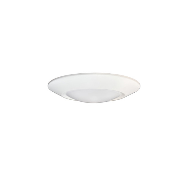 RP Lighting and Fans Regressed 4" LED Disc Downlight, White Finish, 4", 3000K