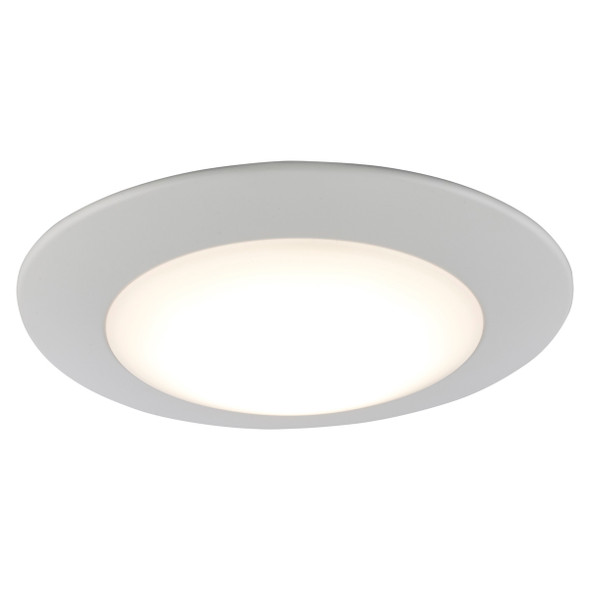 Slim 6" LED Disc Downlight, 6", 3000K, White, 120V