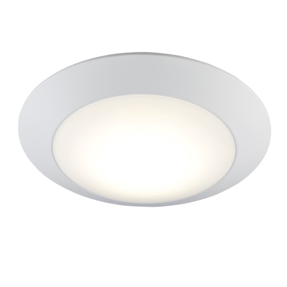 Slim 4" 5CCT LED Disc Downlight, White, 4", 2700K|3000K|3500K|4000K|5000K, 8W, 120V