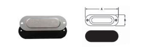 2-Â½ Inch Cover and Gasket for Threaded Conduit Body image 2