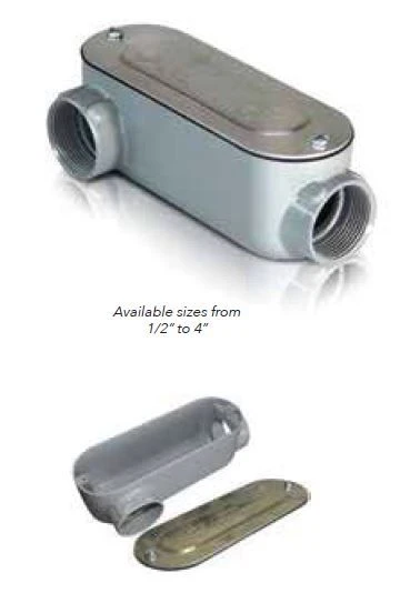 1-Â½ Inch LR Series Threaded Conduit Body image 2