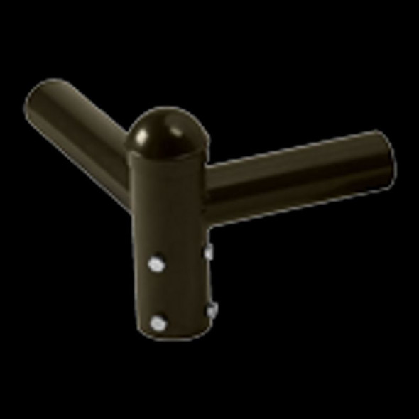 90° Bullhorn Round Pole Tenon Adapter for 2 Fixture image 3
