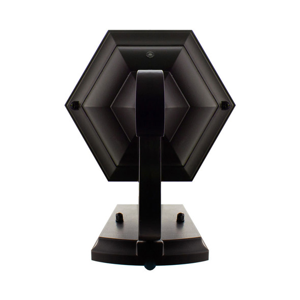 LED Wall Mounted Flame Lantern, Bronze Finish, 1200 Lumen, 3000K