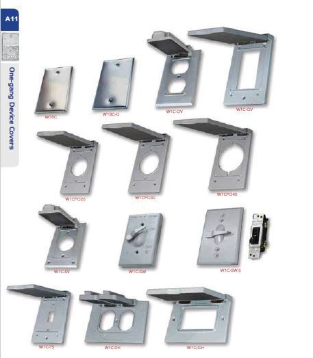 Horizontal GFCI Outlet Cover image 2