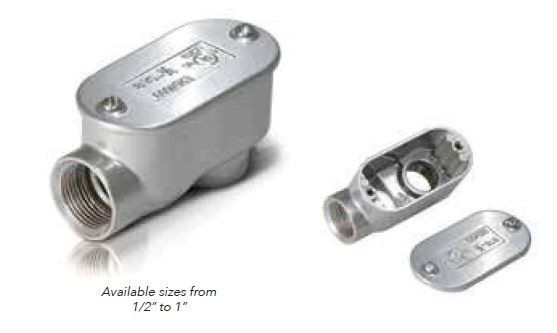 Westgate Manufacturing 1-Inch Threaded Conduit Bodies | SLB Series image 2