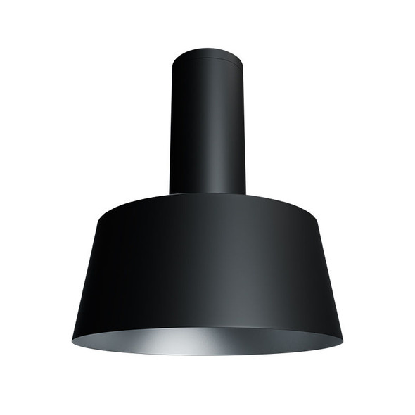 14-Inch Flat Shade, Black/Silver