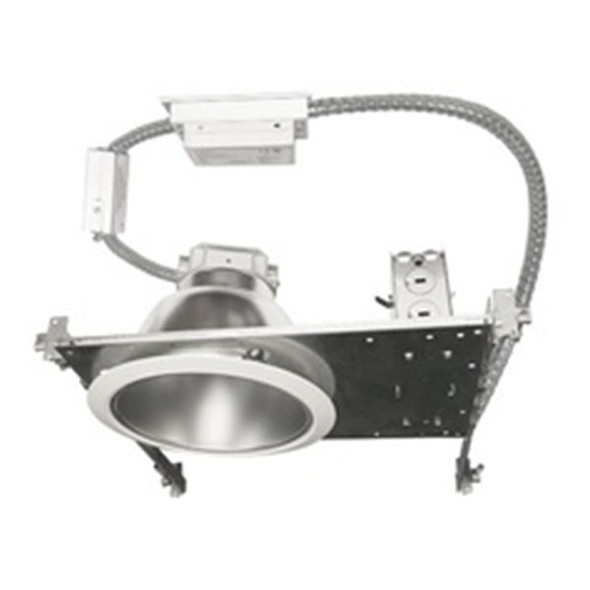 8, Non-IC, Commercial Flat Frame-in Kit Downlight with Interchangeable Reflector Trims - UZTD Driver