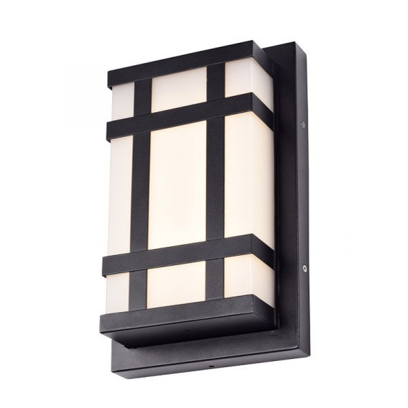 Sunpark Electronics, WP8-A Series, 23W, 3000K, Black Finish, Acrylic Shade