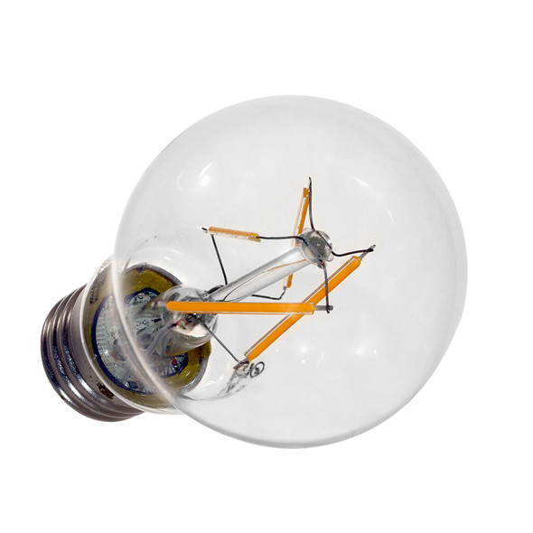 Euri Lighting, A19, 8.5W Clear Glass LED Bulb